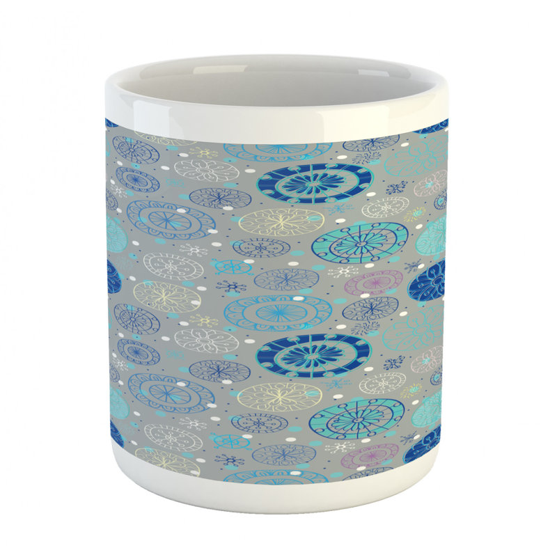 Grande tasse à café doodle
