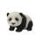 Baby Panda Crawling Statue