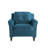 Lourdez 33.9" Curved Arm Tufted Back Armchair-1935560595
