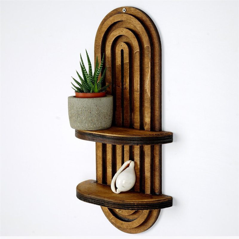 Locelso 100% PLYWOOD Floating Shelf