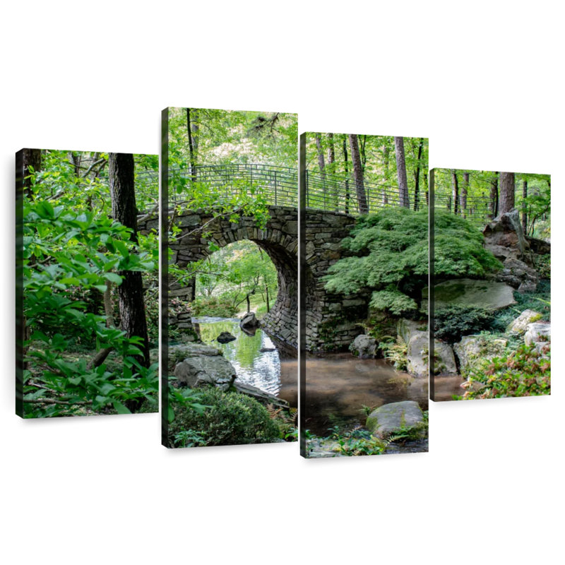 Lilie Ozarks Stone Moon Bridge, 42" H x 68" W