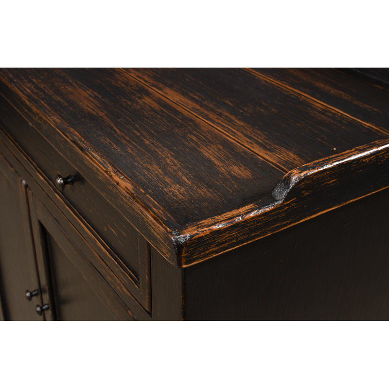 Madigan 64'' W Solid Wood Sideboard, Antique Black