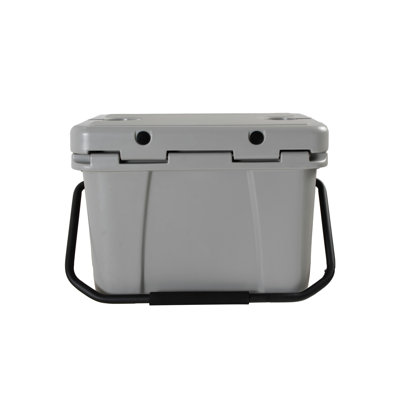 Glacière isotherme de 25 pte pour les aventures en plein air - 30 canettes de rangement, performance à froid de 5 jours, prise confortable avec ouvre-bouteille intégré et drainage en forme de V rapide pour la pêche, utilisation à long terme, fabrication