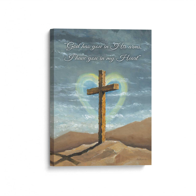 «God Has You in His Arms» par John Rossini, reproduction d'art, 36 W x 48 H, Does Not Apply, Unframed Canvas