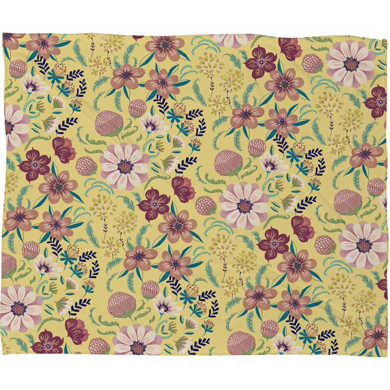 Jeté floral Pimlada Phuapradit Canary, Petit