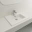 Lavabo de salle de bain rectangulaire double en argile réfractaire avec trop-plein BOCCHI Ravenna-721226975-705069583