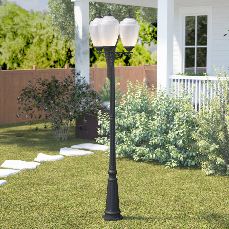 Quinton Lamp Post (Full), Opal