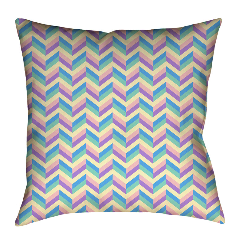 Housse de coussin Katelyn Elizabeth, 18 po x 18 po, Pastel, Polyester