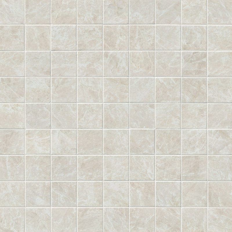 Carrelage de sol et de mur en porcelaine mate 2 po x 2 po Lucenta Ivoire