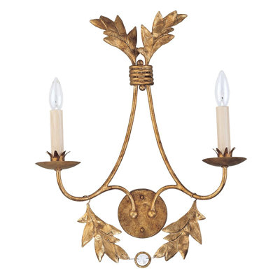 Garza Steel Candle Wall Light