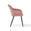 48cm H Velvet Upholstered Metal Armchair-102466035