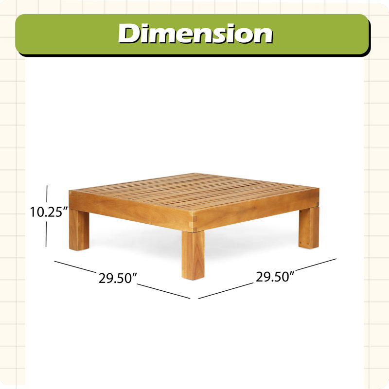 Table basse, teck