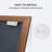 Amara Tempered Glass and Aluminum Alloy Framed French Cleat Mounted Wall Mirror-434510285-440482600