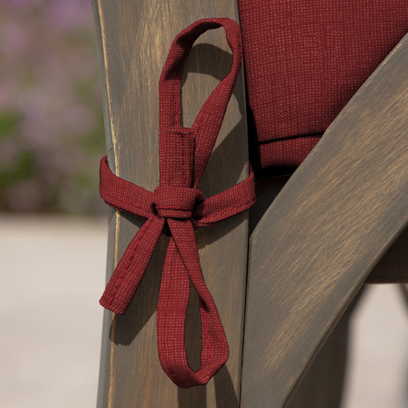 Coussin de siège d'extérieur ARDEN, Rubis, H 2,5 po x l 19 po x P 18 po