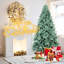 Arbre de Noël bleu / vert teinté en PE / PVC - embouts, branches articulées, aspect naturel, support en métal stable, décoration des Fêtes facile à assembler-1091738274