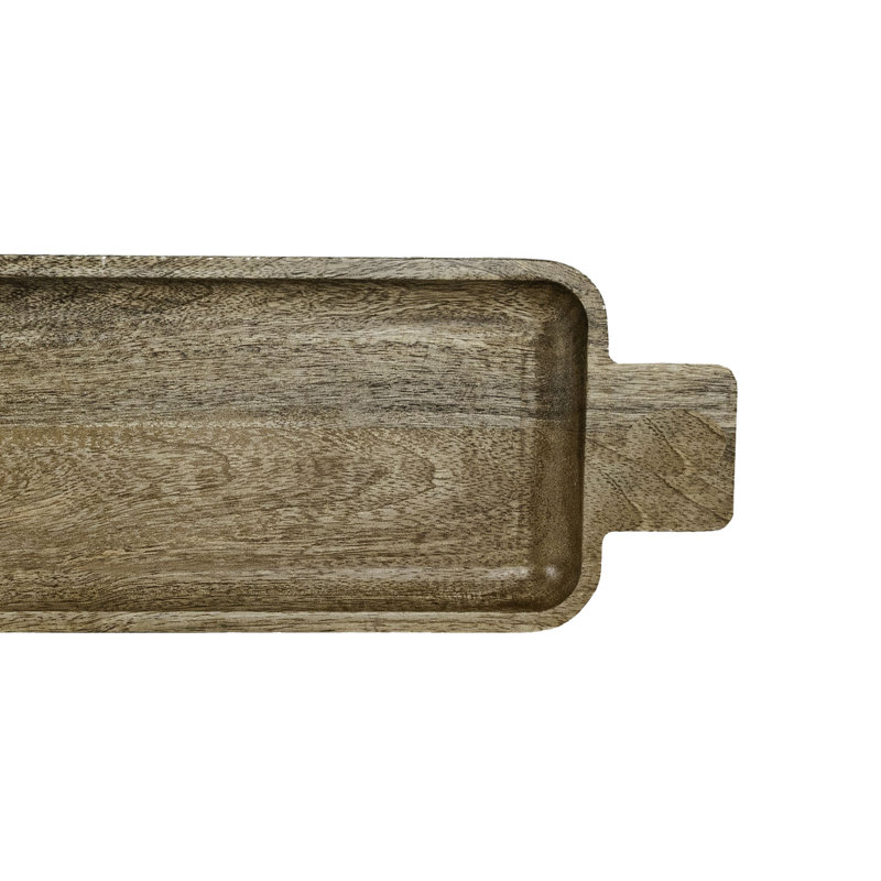 Natural Mango Wood 27 Inch Rustic Serving Tray