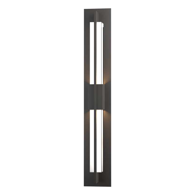 Plafonnier encastré d'extérieur Axis, H 31 po x l 4,8 po x P 4,2 po, Bronze huilé bord de mer
