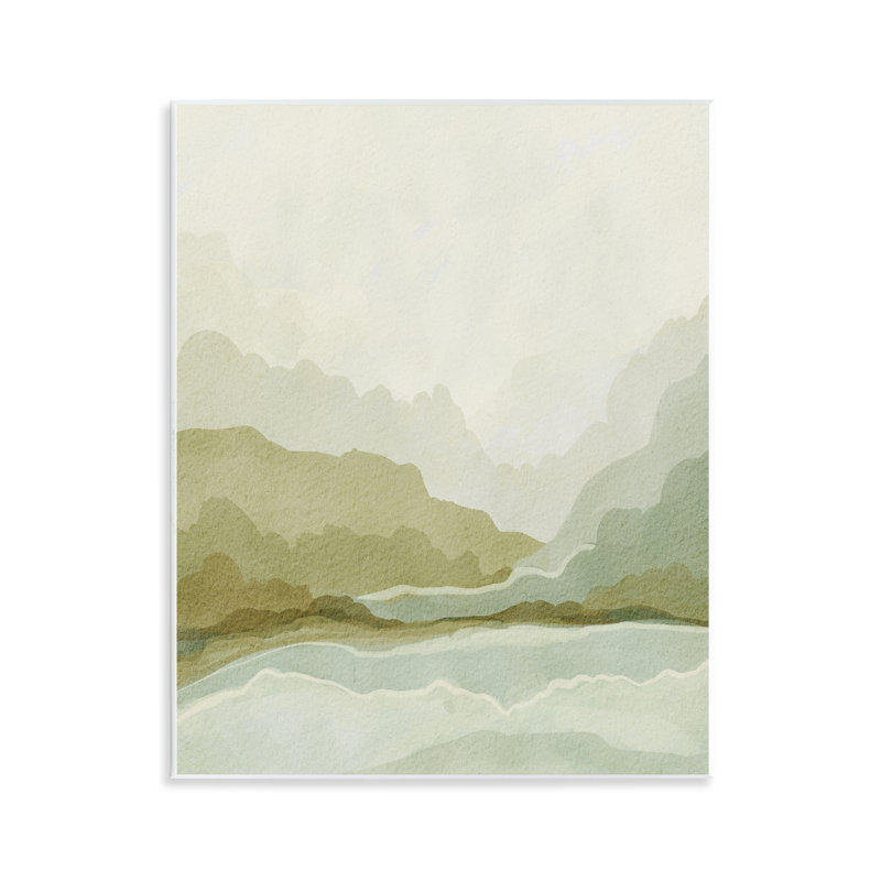 «Misty Faded Landscape Wall Art» par Nikita Jariwala