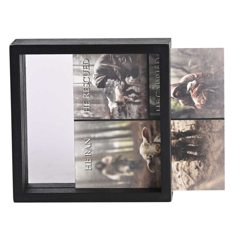 Dessus de table 2 côtés Art Good Shepherd 6 x 6