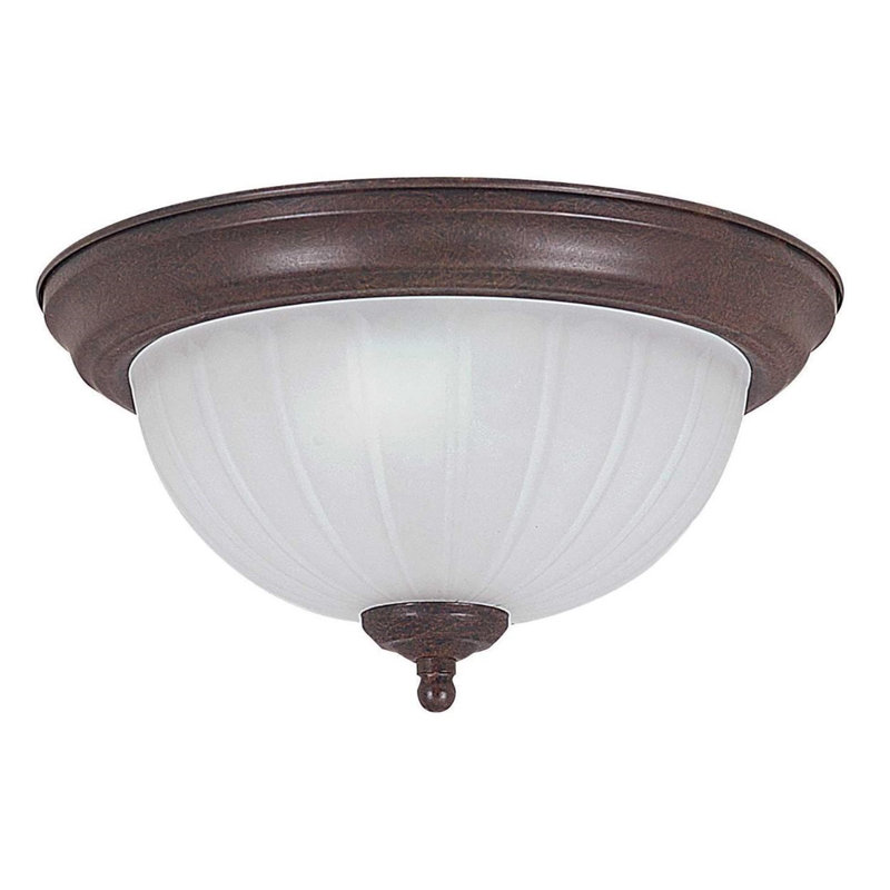 Satanta Glass LED Flush Mount