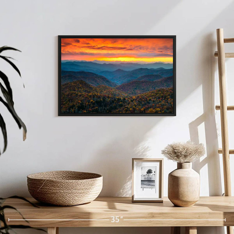 Alvord Blue Ridge Parkway Fall, H 13 po x l 19 po