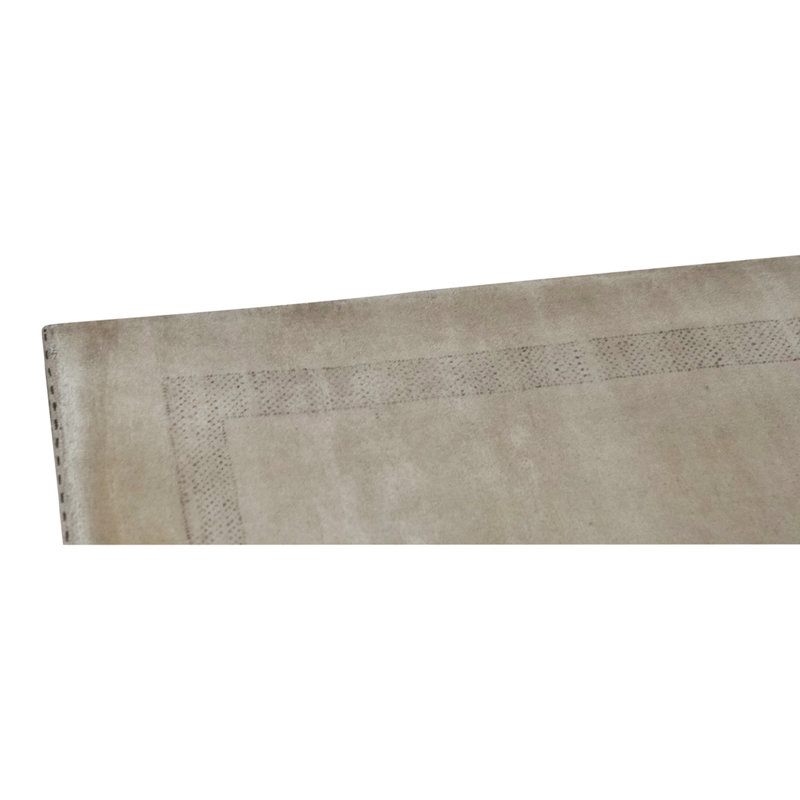 Tapis gris / brun noué à la main de qualité unique en son genre
