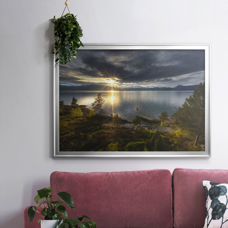 Breaking Dawn - reproduction de photo sur toile, Argent, H 18 po x l 26 po x P 1,5 po