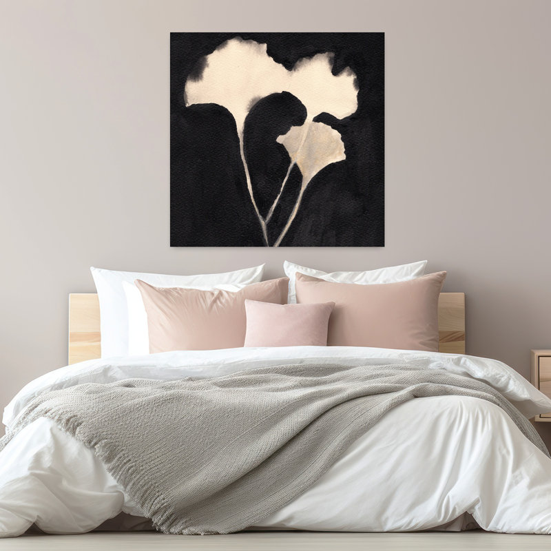 Contemporary Art Abstract Delicate Dreamy Tree Landscape Wall Art by Janel Bragg - Wrapped Canvas Print