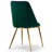 Zielke 19.5'' H Velvet Upholstered Metal Side Chair