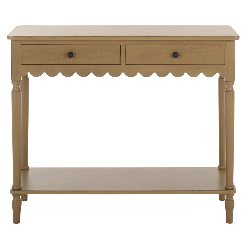 Ferda Haven 2 Drawer Small Console, Brown