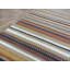 Tapis rouge / noir / blanc en laine fabriqué à la main à motif géométrique de conception unique 5 pi x 8 pi 3 po Maiga Dhurry