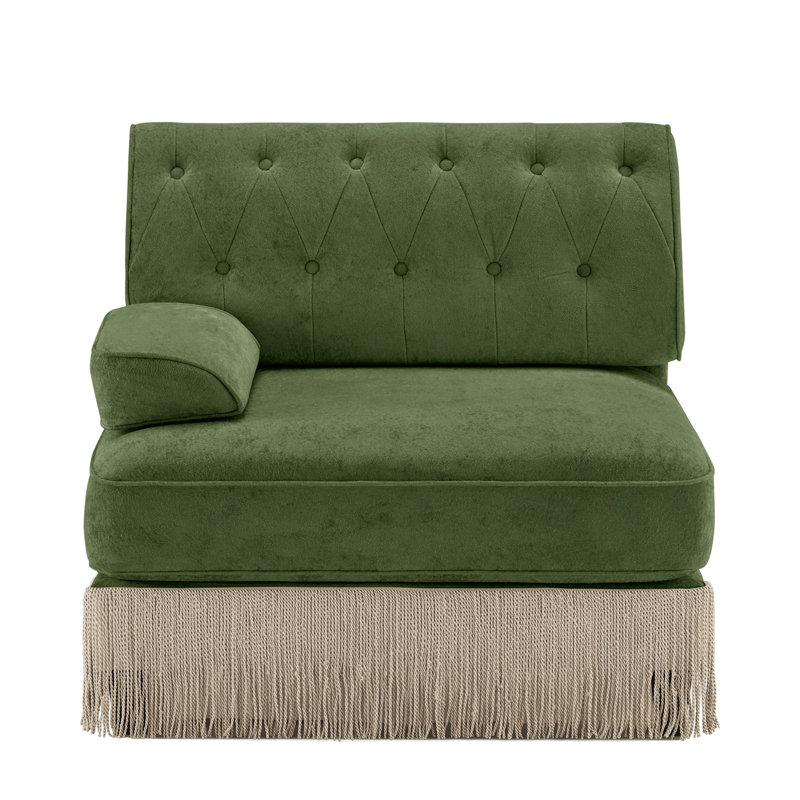Canapé en velours LSF - Vert