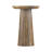 Matney Dayton 13"W Solid Mango Wood Contemporary Round End Table with Textured Finish-108257868