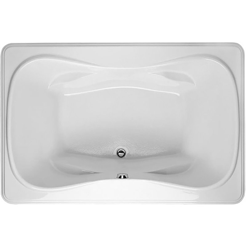 Jennifer 72'' x 48'' Air Acrylic Bathtub, Biscuit