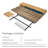 Solid Wood Floating Shelves，Rustic Wooden Wall Shelves-501930270-499360648