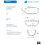 Salem 66" x 32" Freestanding Soaking Acrylic Bathtub-60882909