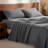100% Cotton Flannel Sheet Set-850733549-850733544