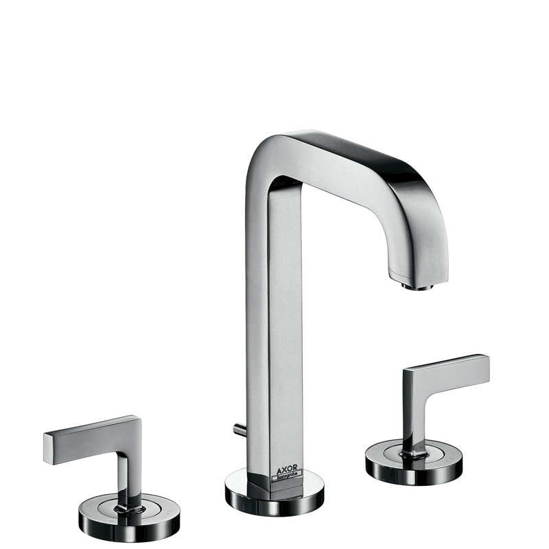 Axor Citterio Widespread Bathroom Faucet wit Drain Assembly, Chrome