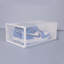 Ensemble de 12 boîtes de rangement pour chaussures empilables en plastique transparent