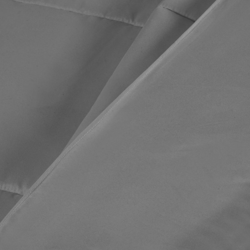 Édredon en duvet synthétique Swift Home Basic, Gris clair, Édredon très grand