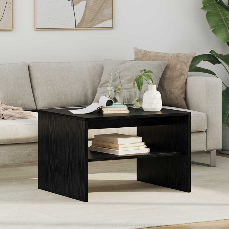 Coffee Table with Storage, Black Oak, 40cm. H x 60cm. L x 50cm. W