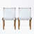 Coussin blanc / structure naturelle est en rupture de stock