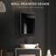 Armoire décorative, miroir de salle de bain avec tablettes de rangement, armoire murale de salle de bain