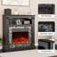 40" W Electric Fireplace With Mantel-120098245