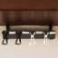 Bureau extra long en bois massif de 63 pouces, bureau épaissi, bureau double pour deux personnes pour le bureau personnel, bureau d'ordinateur long en bois, table d'écriture pour le bureau, noyer-749038602