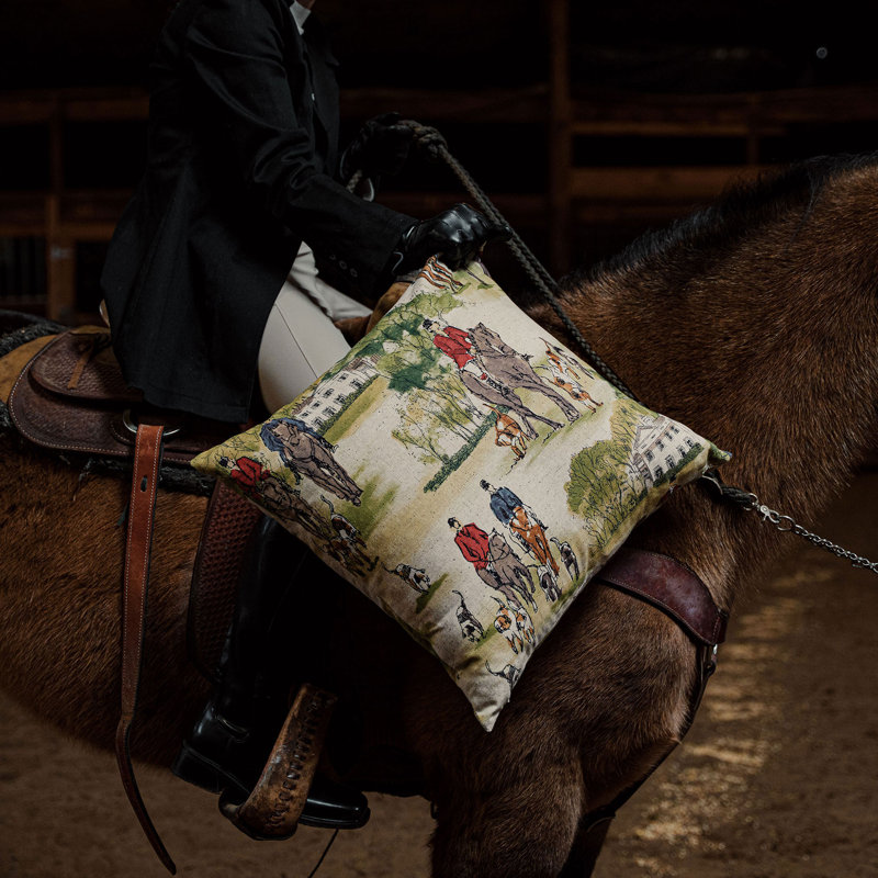 Bridle Crosby Decorative Pillow, Square 22"