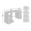 Bureau de jeu, finition blanche