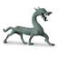 Lily's Living 21 In Long Vintage Green Bronze Han Dragon Statue, Home Accents
