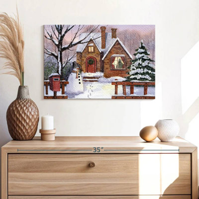 Lelend Winter House Snowman