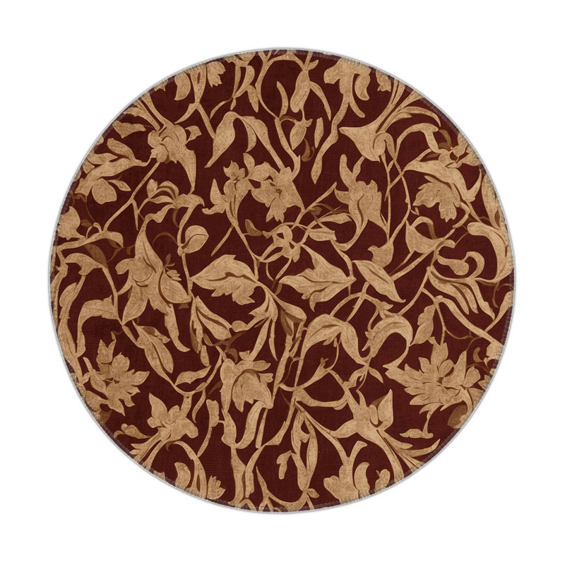 Eternal Bloom Indoor And Outdoor Area Rug, Round 5'